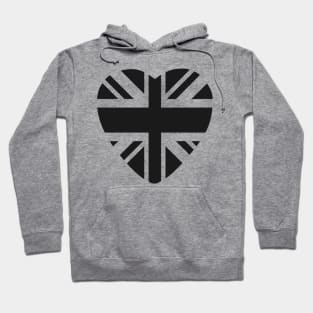 Union Jack Third Culture Series (Heart) (Black) Hoodie